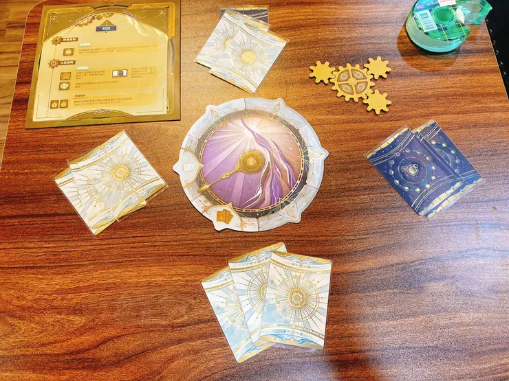 我發牌在自己桌子上但沒人陪我玩的四人遊戲示意圖