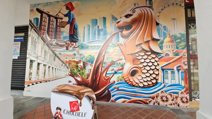 金沙酒店變成巧克力了!超有趣!