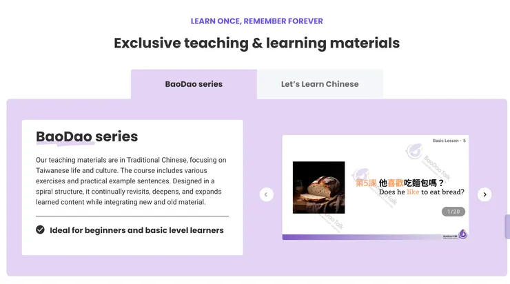 Course materials and content