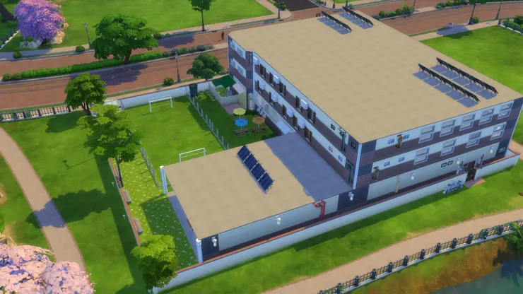 從高處看下去，完全沒有監獄的感覺。