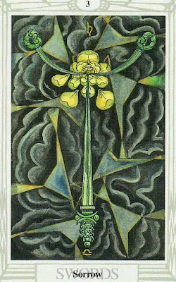 Thoth Tarot，3 of Swords