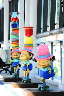 各個車站都有幾米設計的公共藝術