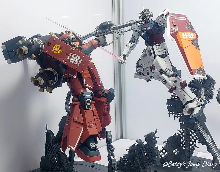 ▲2023萬代組裝模型巡迴特展-台中場/圖片來源:Betty's Jump Diary