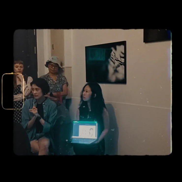 與語晨對談 @SPACE MOOR；側拍 @hsiufoto_