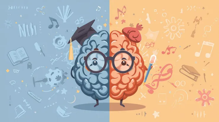 左腦負責邏輯，右腦擅長創意——當兩邊協作時，學習與靈感才真正流動。