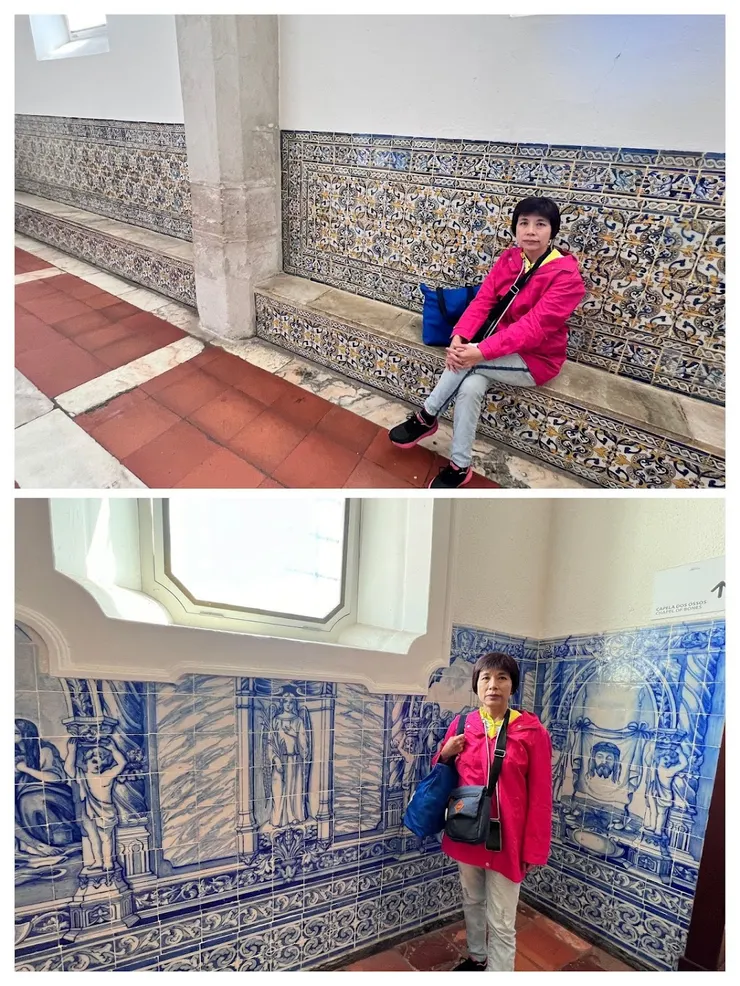 人骨教堂的牆面大量使用磁磚裝飾