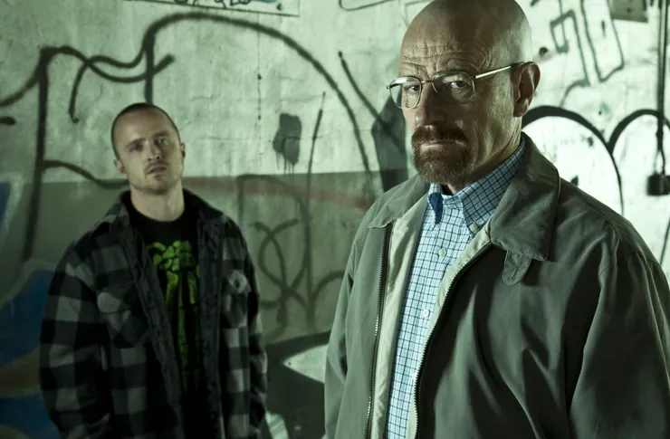 不管是前後還是平行，我認為每一場戲都很巧妙。圖片來源自IMDb《絕命毒師》