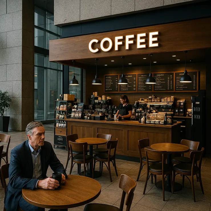 【咖啡靈異十夜談】第七夜：電梯裡的黑咖啡  辦公大樓的咖啡廳