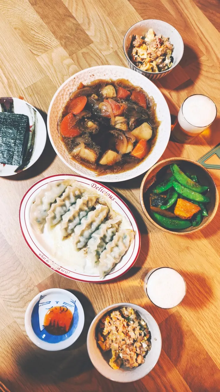 太太某日餐桌上的海苔