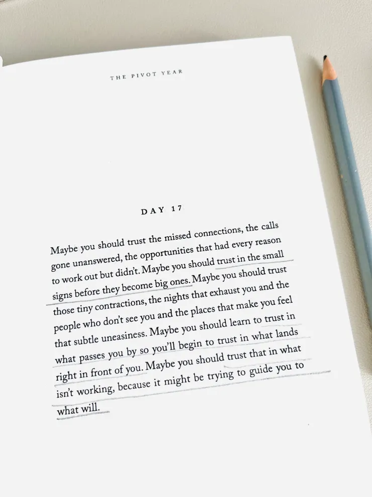 Brianna Wiest - The Pivot Year - Day 17