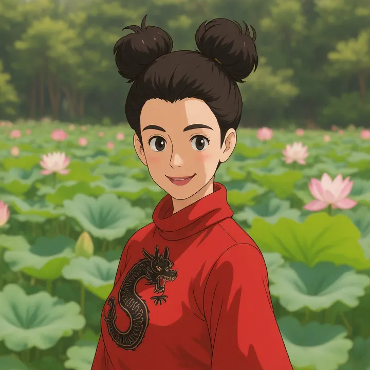 跟風：宮崎駿風格的古裝女子