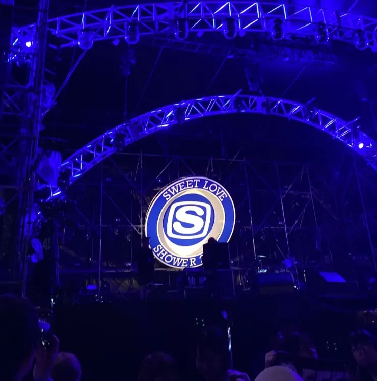 10-FEET演出結束後的舞台／自攝