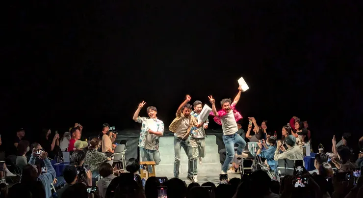 在馬祖興奮到模糊的大叔們