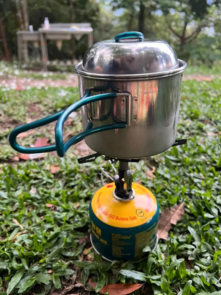 我的簡易廚具(其實是登山用的)