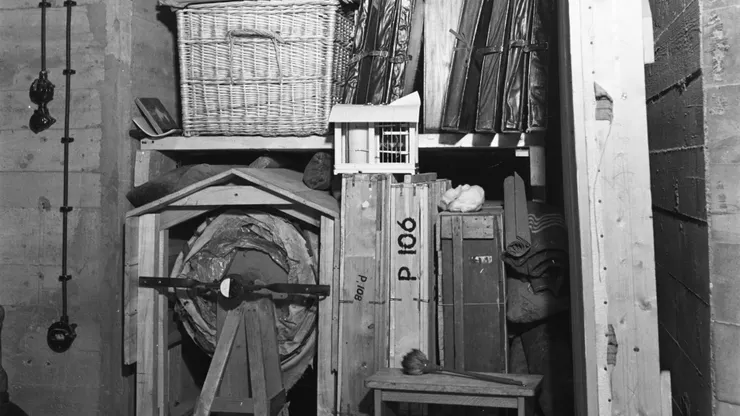 捲起來保存的《夜巡》，圖片來源：Rijksmuseum