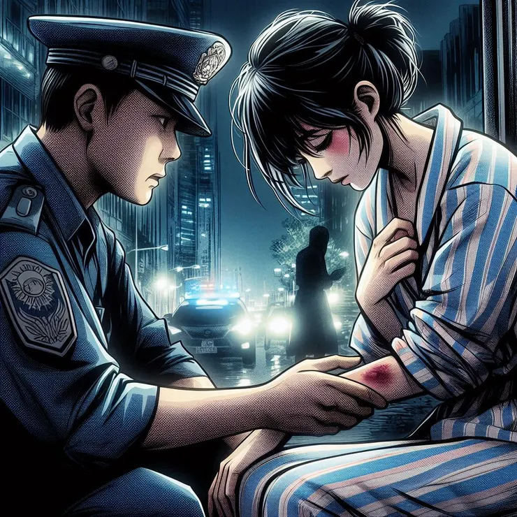 「你們不能保護我一輩子」她輕聲說完就離開了。那晚我不是警察,只是個無能為力的人。