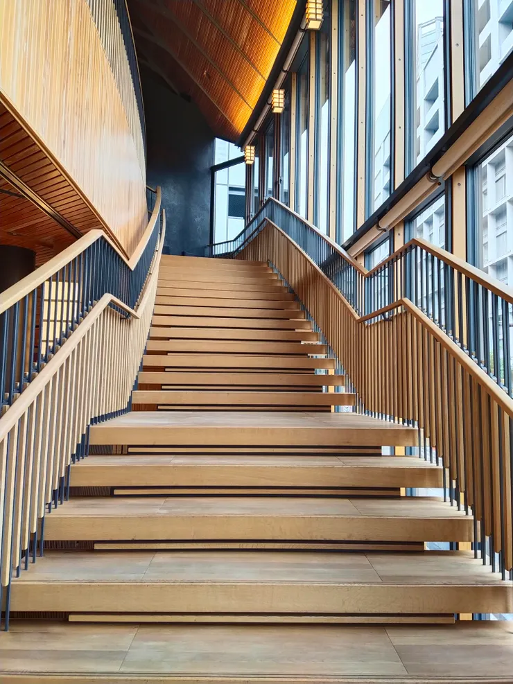 光是階梯就充滿設計感