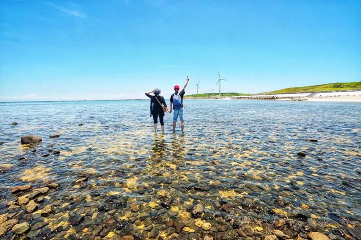 美麗的潮間帶露出