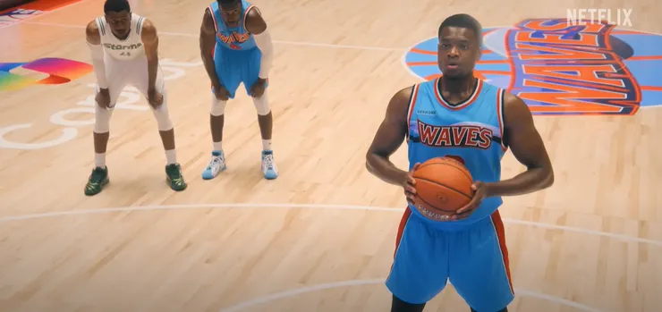 菜鳥球員戴森站上罰球線，面對嘲笑卻遲遲不敢使出「老奶奶式罰球」。