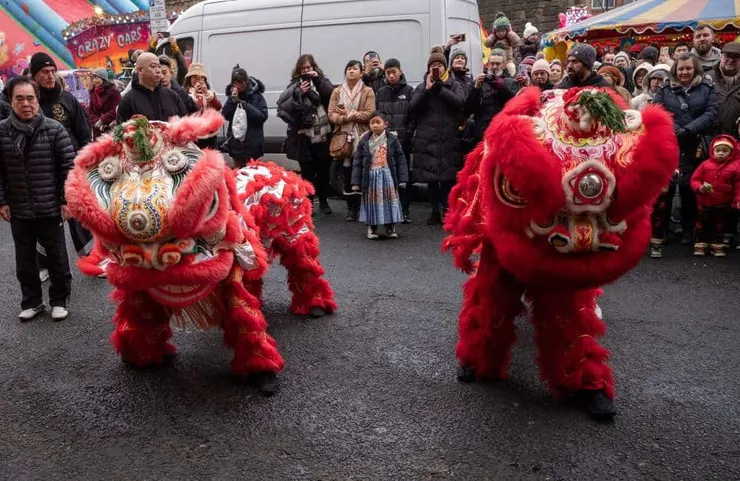 中國新年慶祝活動 ©Ian Forsyth/Getty Images