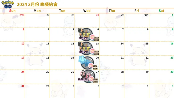 驚奇多多的世界_3月份晚餐約會