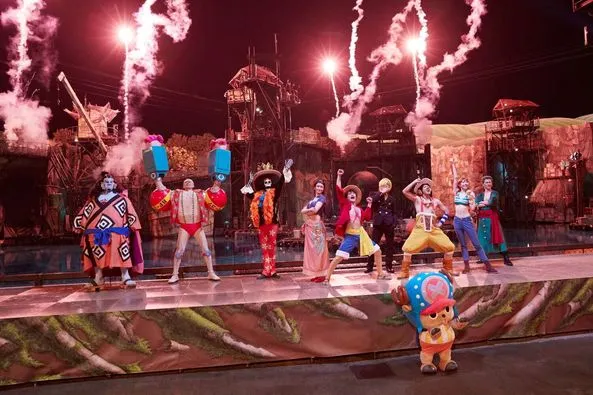 翻攝自日本環球影城 Universal Studios Japan｜2023航海王盛夏劇場