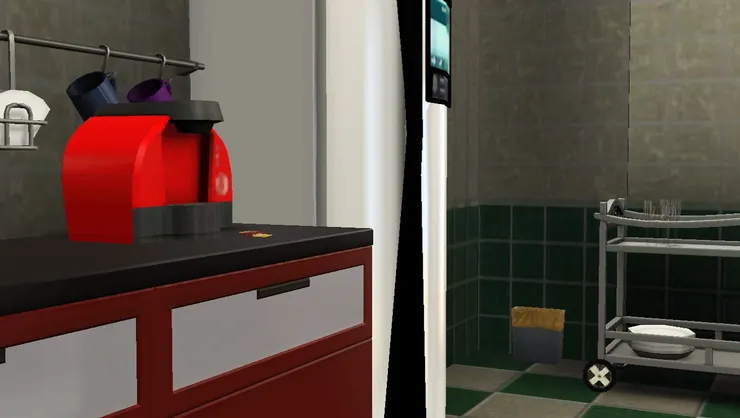 高科技的雪櫃和咖啡機。