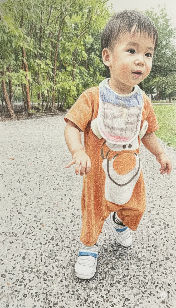 上週每天跟爸爸四處跑的樂樂