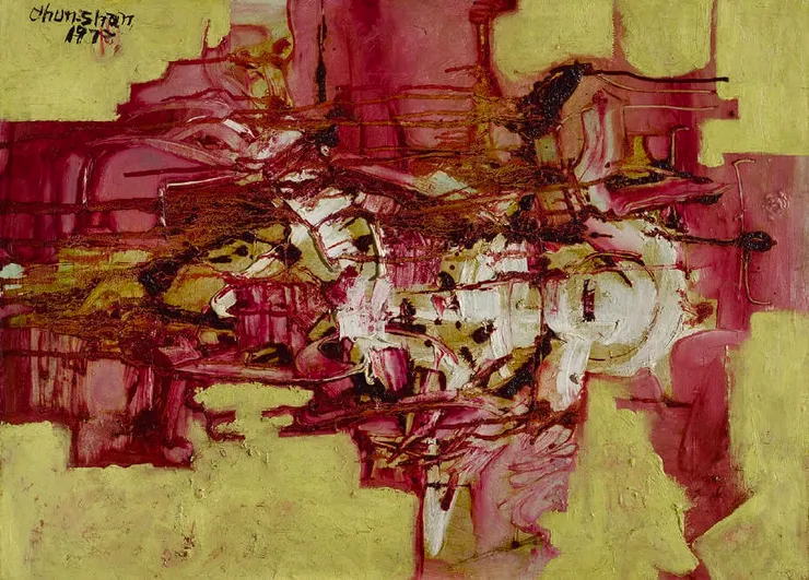 李仲生老師《作品021》1972。