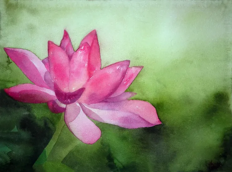 本人作品<春暖>