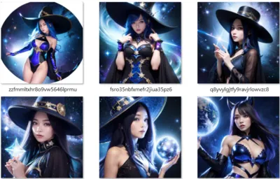 前置風格提示字：PM    ，這個風格提示很容易出現衣服穿很少的圖。（MoonShot+新新偷別人的魔法指令）