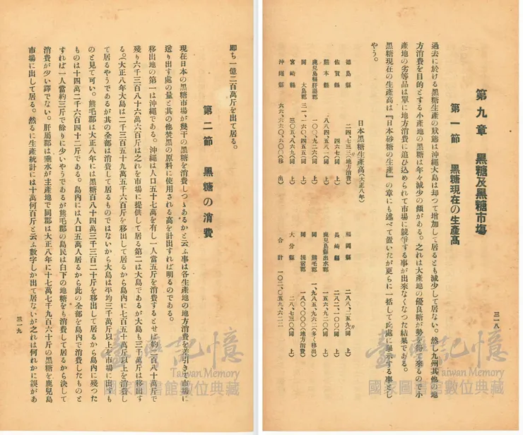 《台灣沖繩糖之市場及糖業政策 》