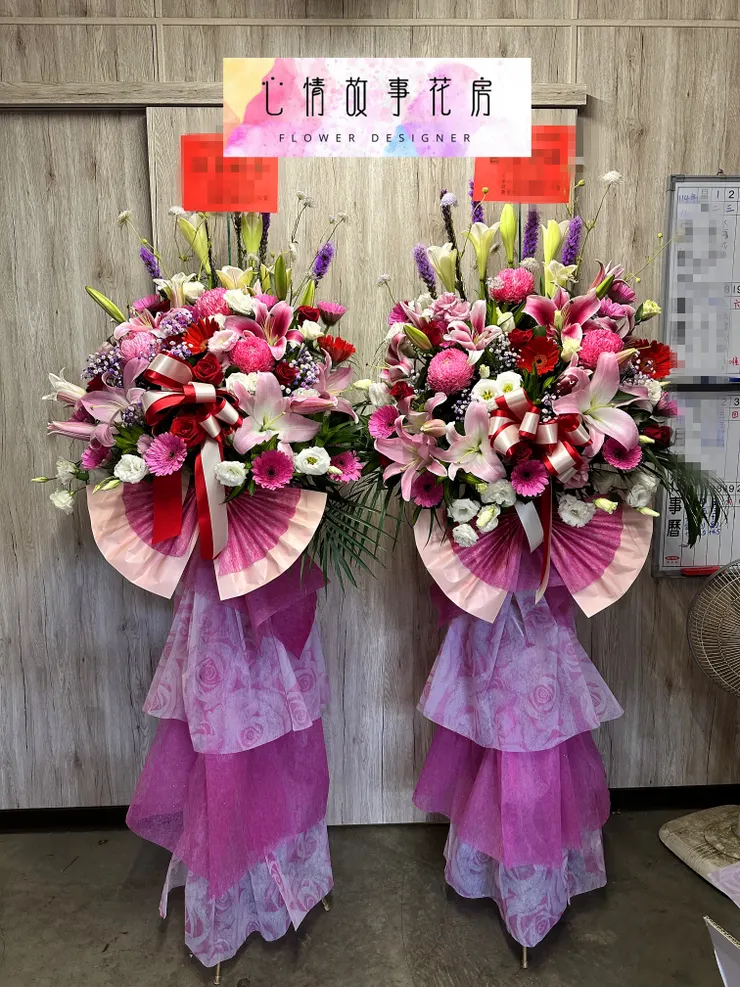 開幕、祝壽、升遷必備|台南人氣【羅馬花柱】花藝設計,為你的重要時刻增添氣勢! 心情故事花房