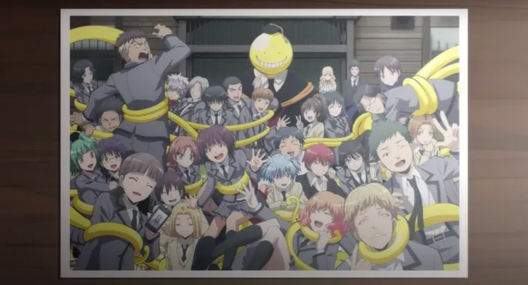 各種意義地被觸手收編。|《暗殺教室》劇照