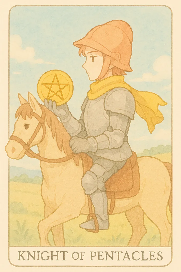 錢幣騎士（Knight of Pentacles）