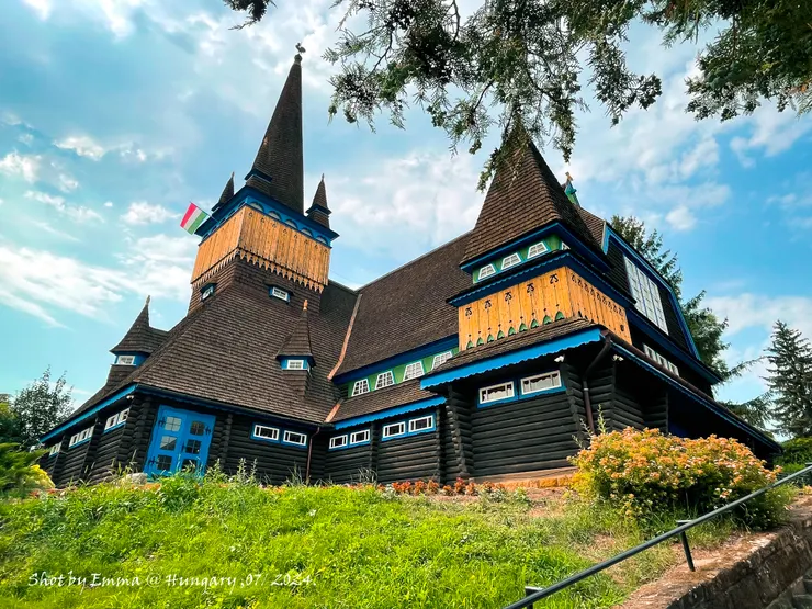Tetemvár Wooden Church shot by Emma@07/2024.