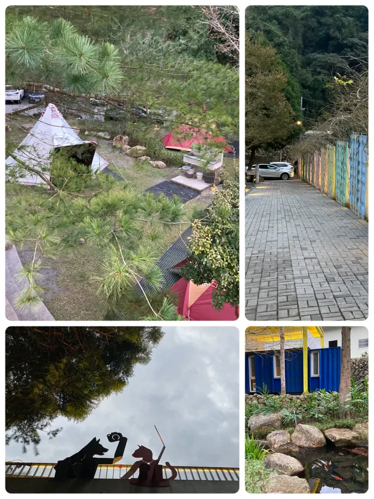 讓人很放鬆的露營空間