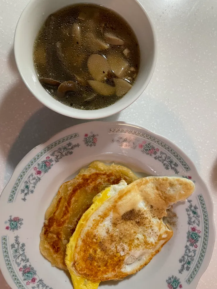 麻油杏鮑菇薑湯