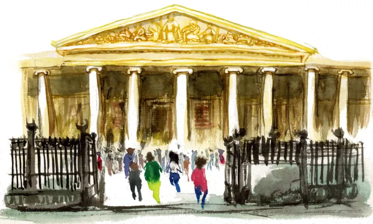 大英博物館至少值得在旅程中，用半天的時間好好逛逛