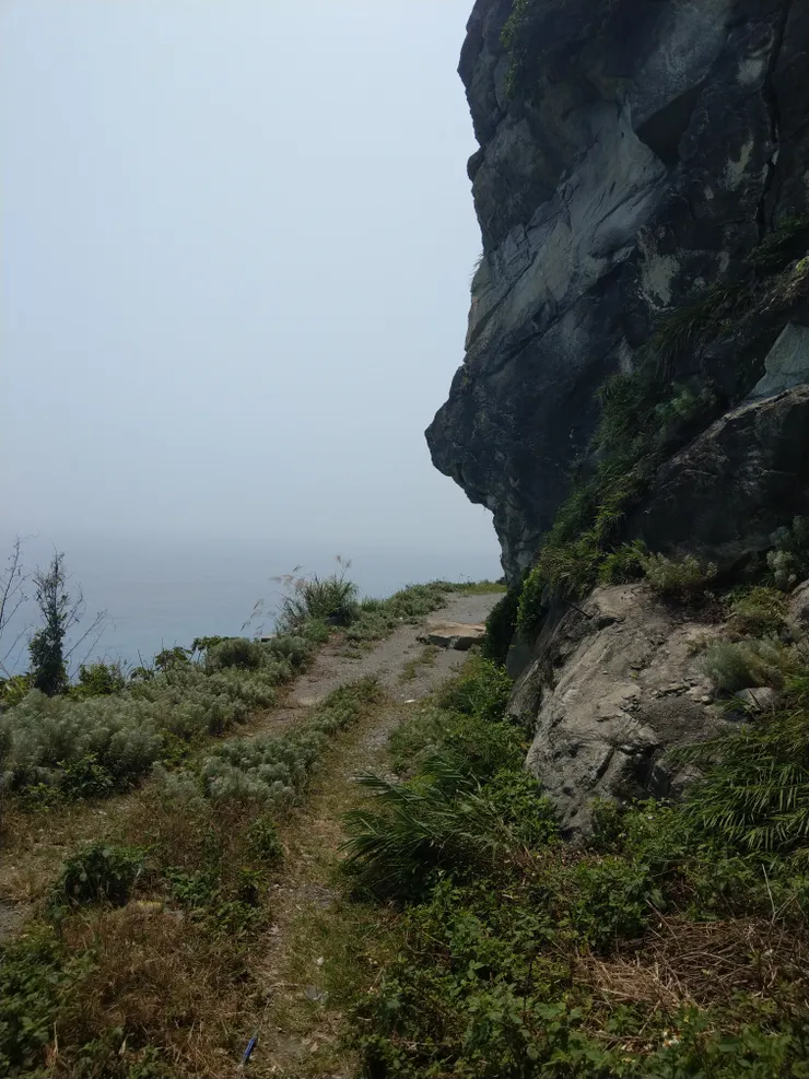 早年蘇花公路的路跡。
