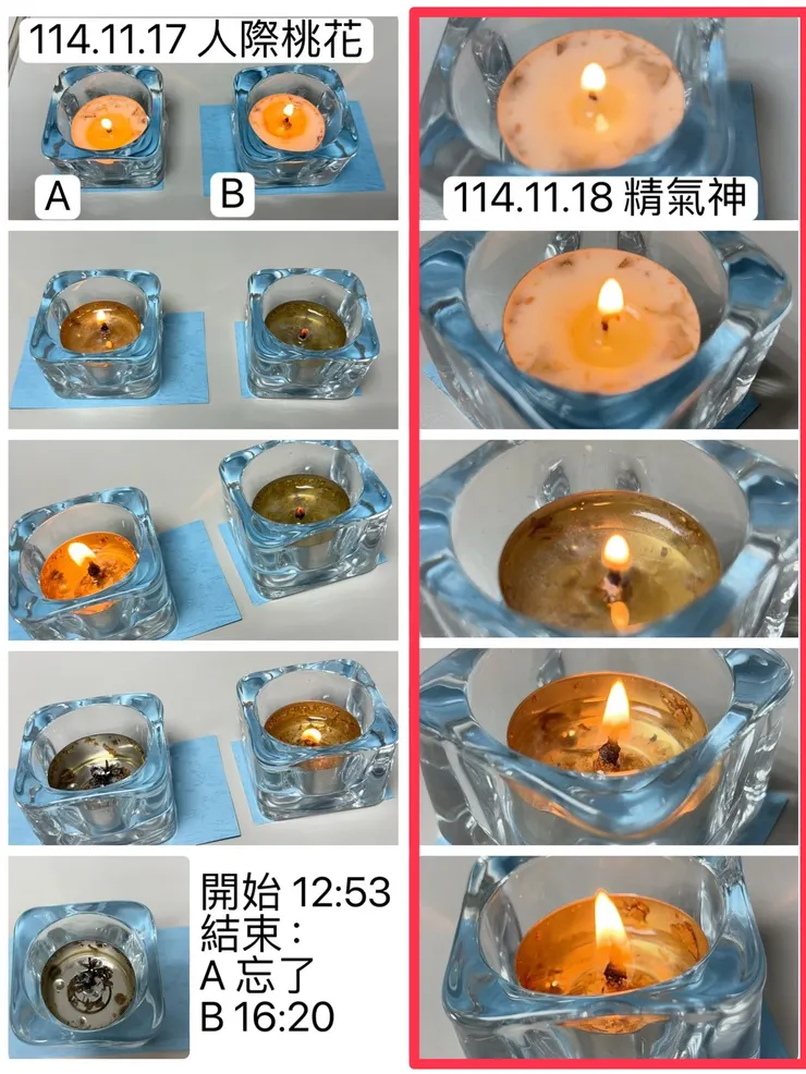 紀錄-A與B比較(人際桃花)；精氣神