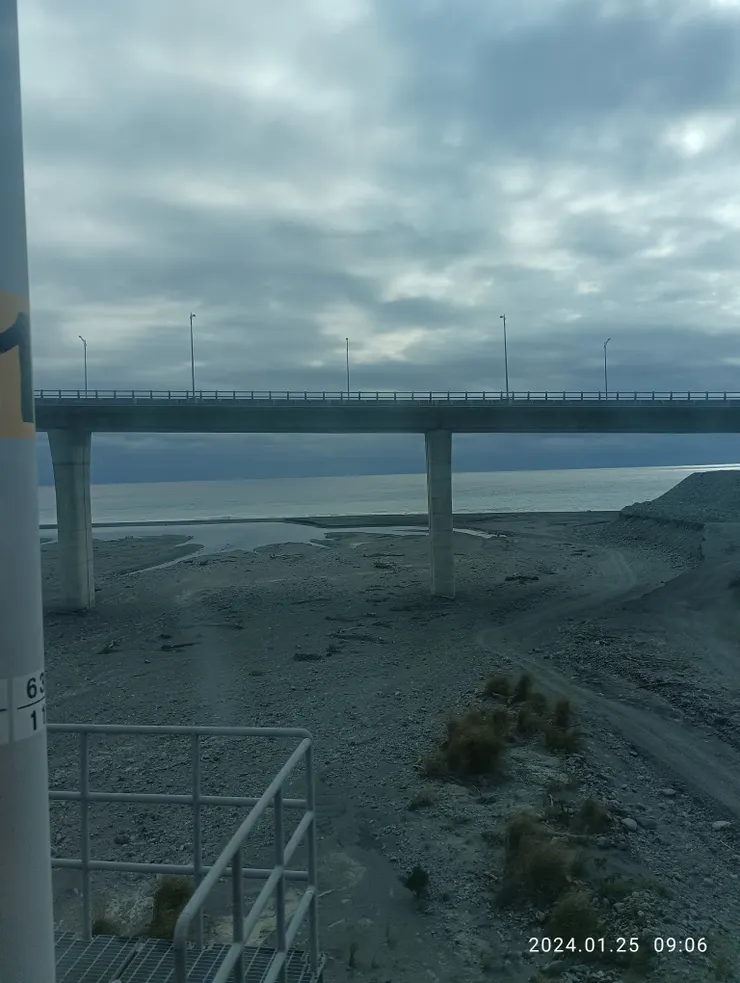 屏東往台東路途中的海景，自拍攝