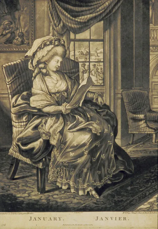 18–19 世紀英國典藏畫作中常見對「家具罩布」的描繪，是歷史上「mobility case」或「slipcover」的早期形式，用以防塵及替換陳設風格。