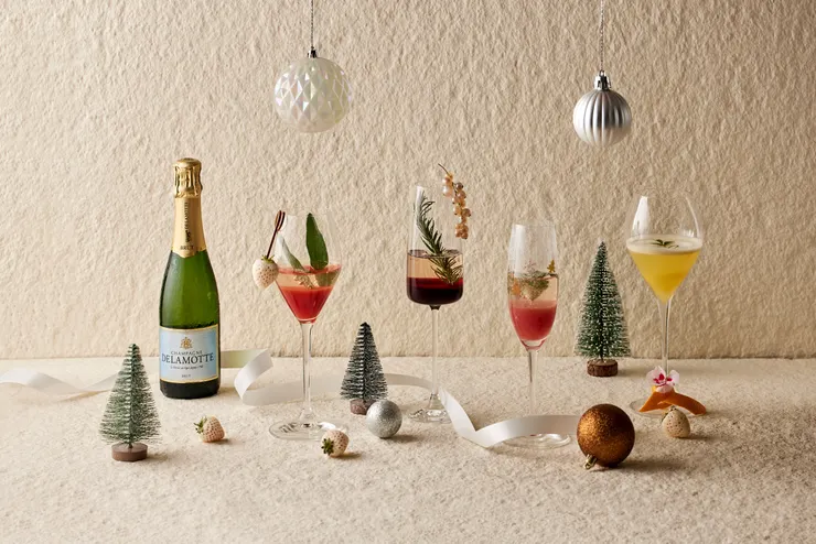 4 款聖誕限定特調,以香檳氣泡串起午後到夜晚的微醺時刻。