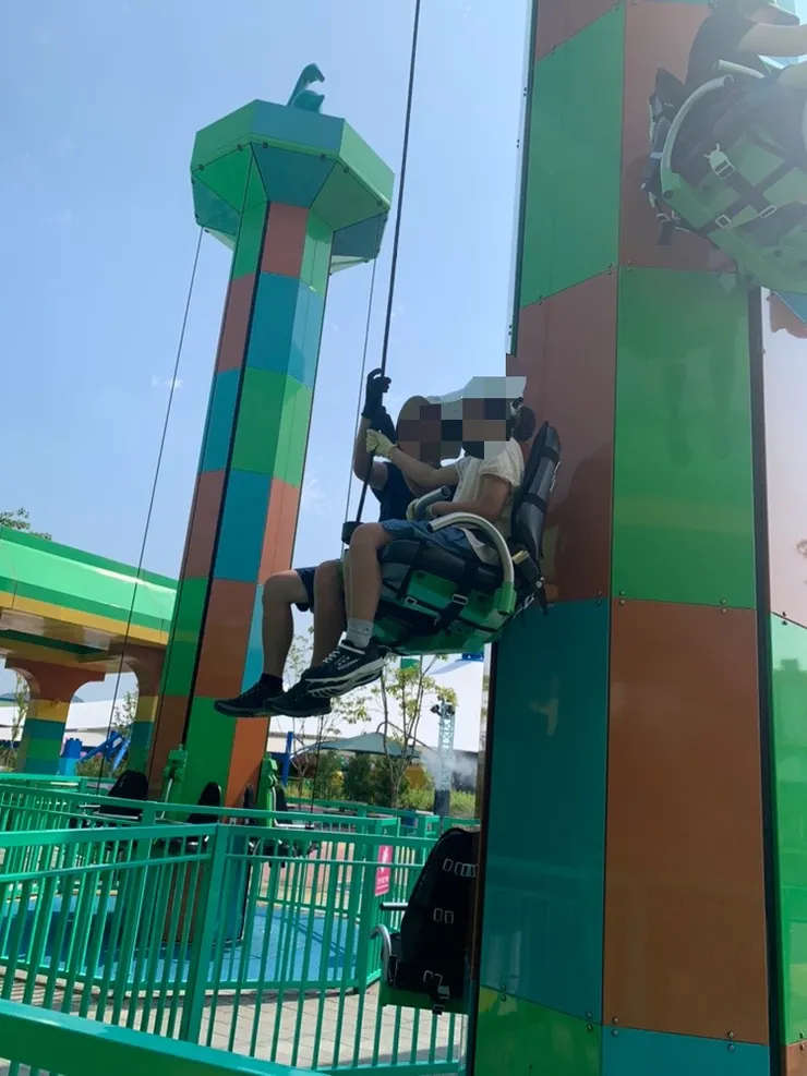 由爸爸出動負責拉繩。