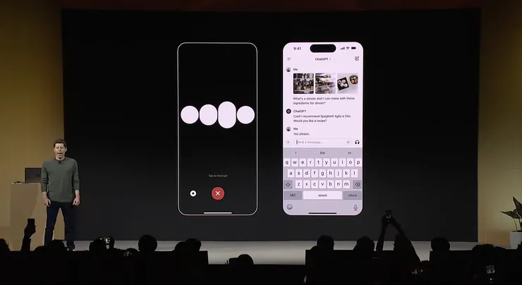 手機版 ChatGPT 提供聽打功能，也可以直接用語音回覆使用者！