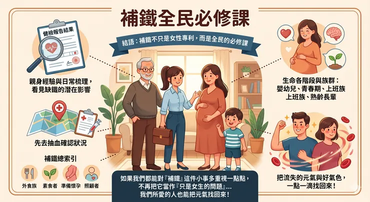 補鐵不只是女性的課題，更是全民必修課