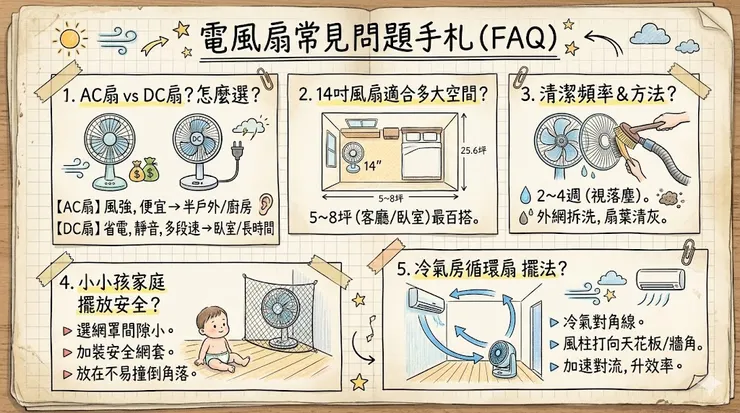 電風扇挑選常見問題