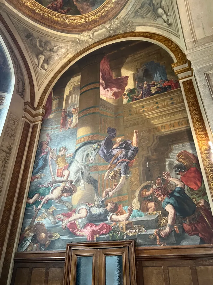 Heliodorus Vanquished from the Temple, by Delacroix