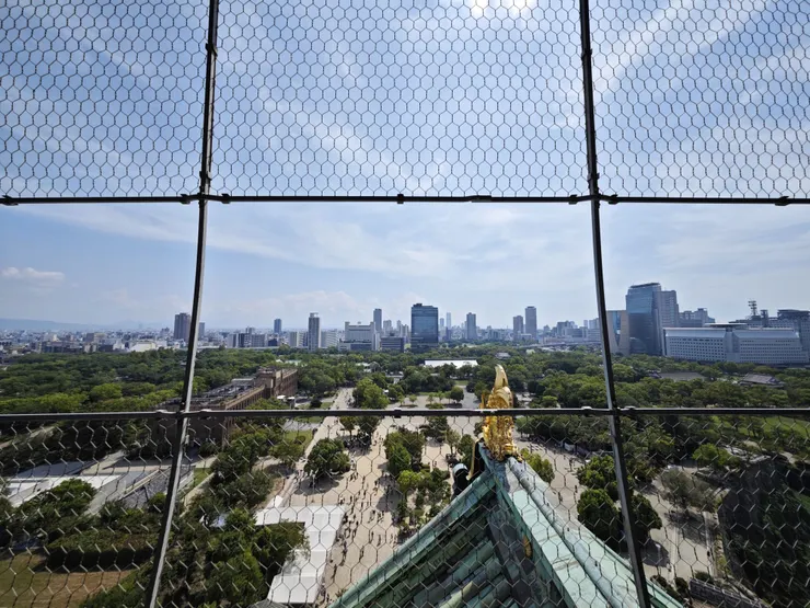 大阪城天守閣8樓展望台_南邊